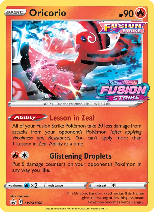 Oricorio SWSH168/307