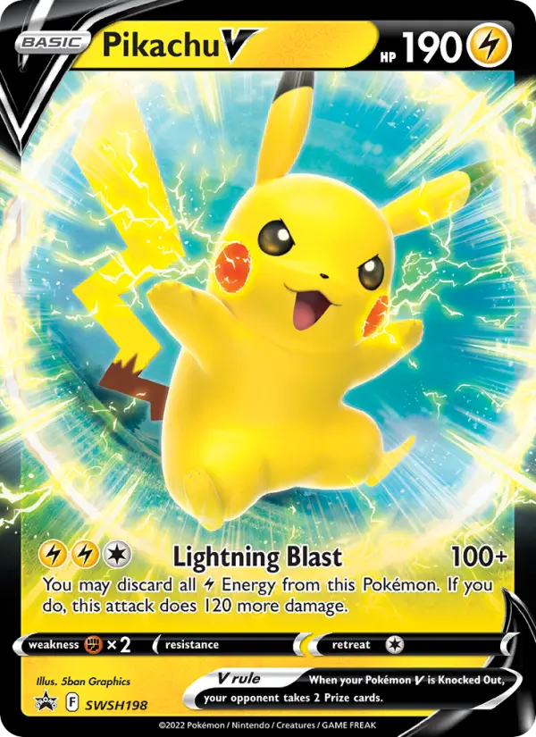 Pikachu V SWSH198/307