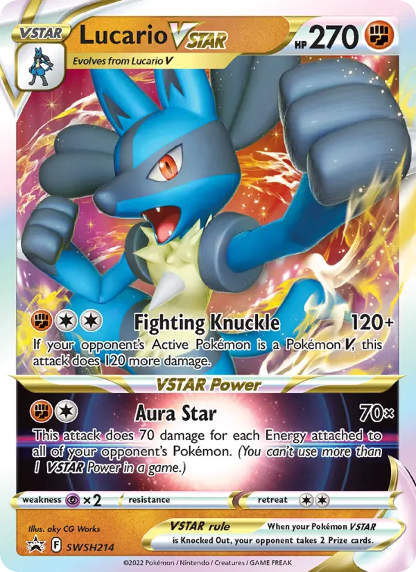Lucario V-ASTRO SWSH214/307