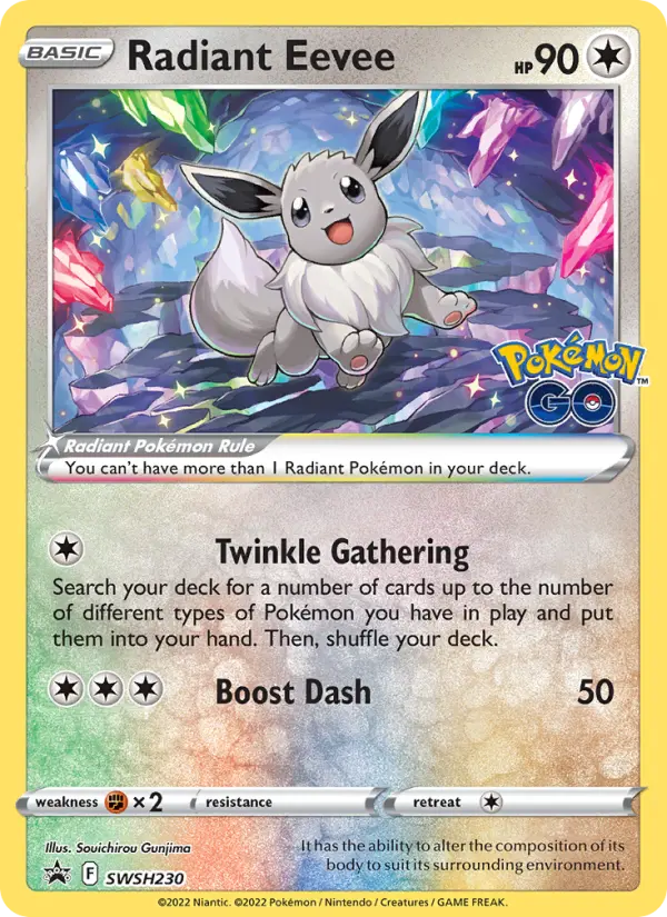 Eevee Radiante SWSH230/307