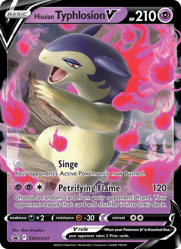 Typhlosion de Hisui V SWSH237/307