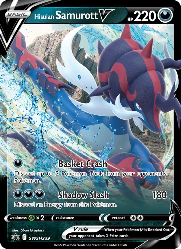 Samurott de Hisui V SWSH239/307