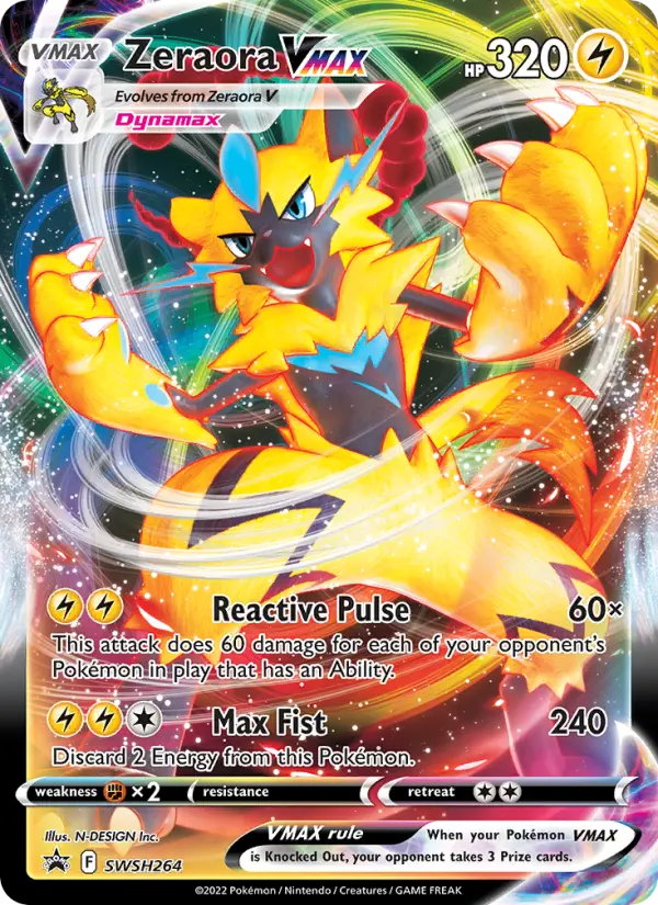 Zeraora VMAX SWSH264/307