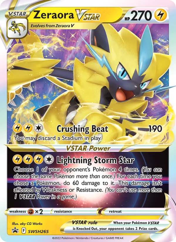 Zeraora V-ASTRO SWSH265/307
