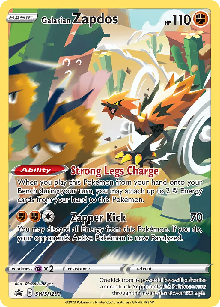 Zapdos de Galar SWSH283/307