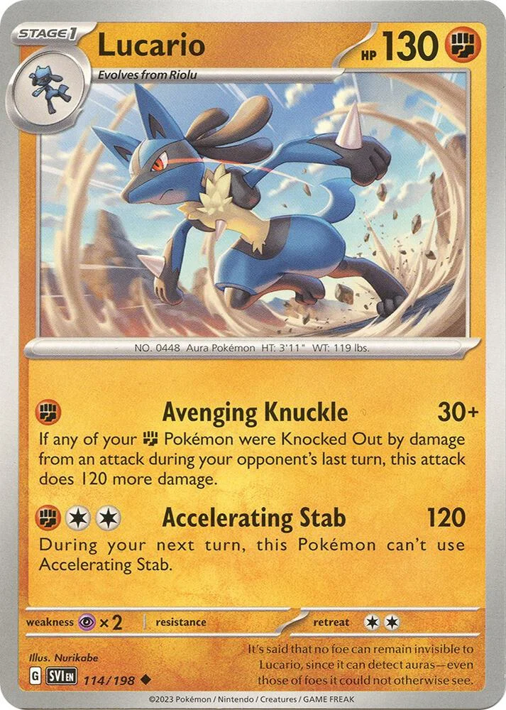 Lucario 3/11