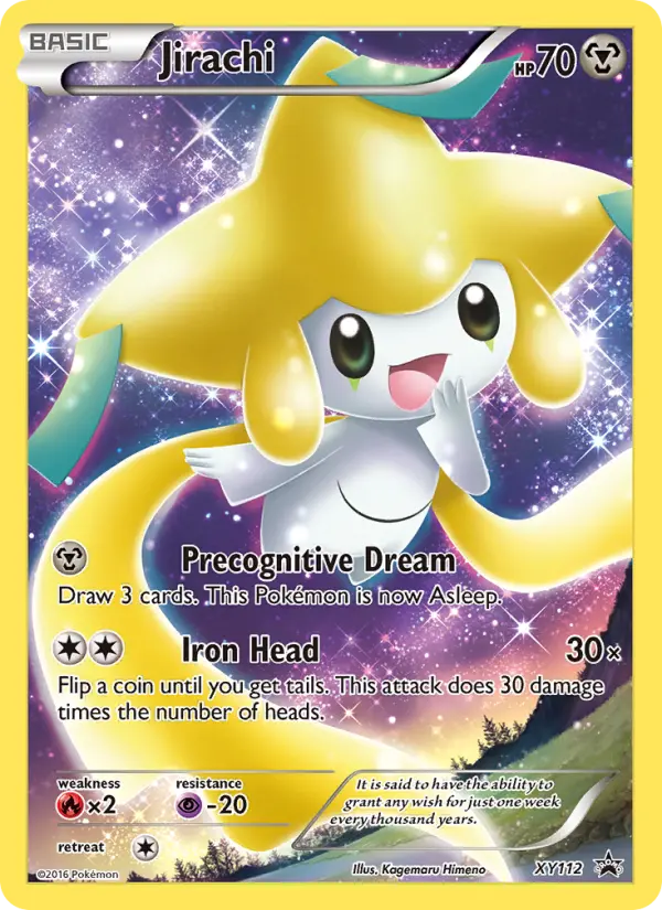 Carta Jirachi — XY Black Star Promos XY112/211