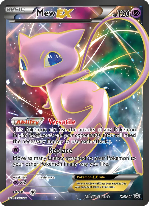 Carta Mew EX — XY Black Star Promos XY126/211