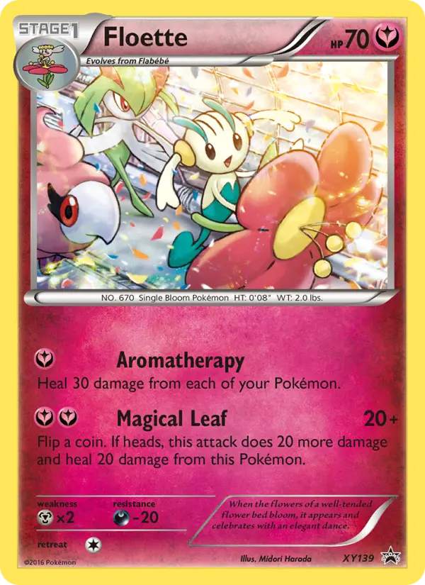 Carta Floette — XY Black Star Promos XY139/211