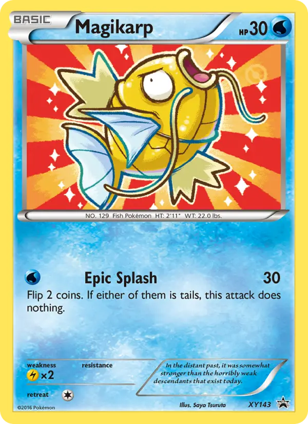 Carta Magikarp — XY Black Star Promos XY143/211
