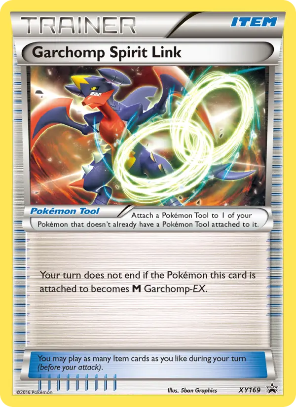 Carta Garchomp Spirit Link — XY Black Star Promos XY169/211