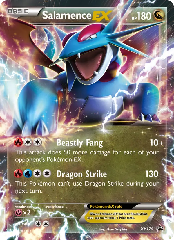 Carta Salamence EX — XY Black Star Promos XY170/211