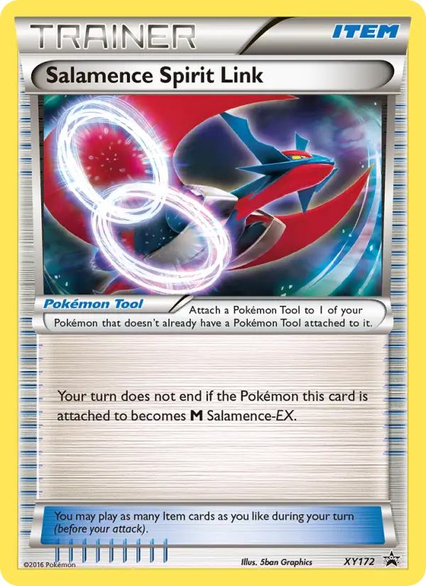 Carta Salamence Spirit Link — XY Black Star Promos XY172/211
