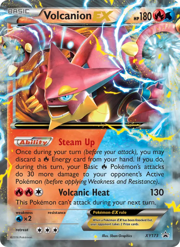 Carta Volcanion EX — XY Black Star Promos XY173/211