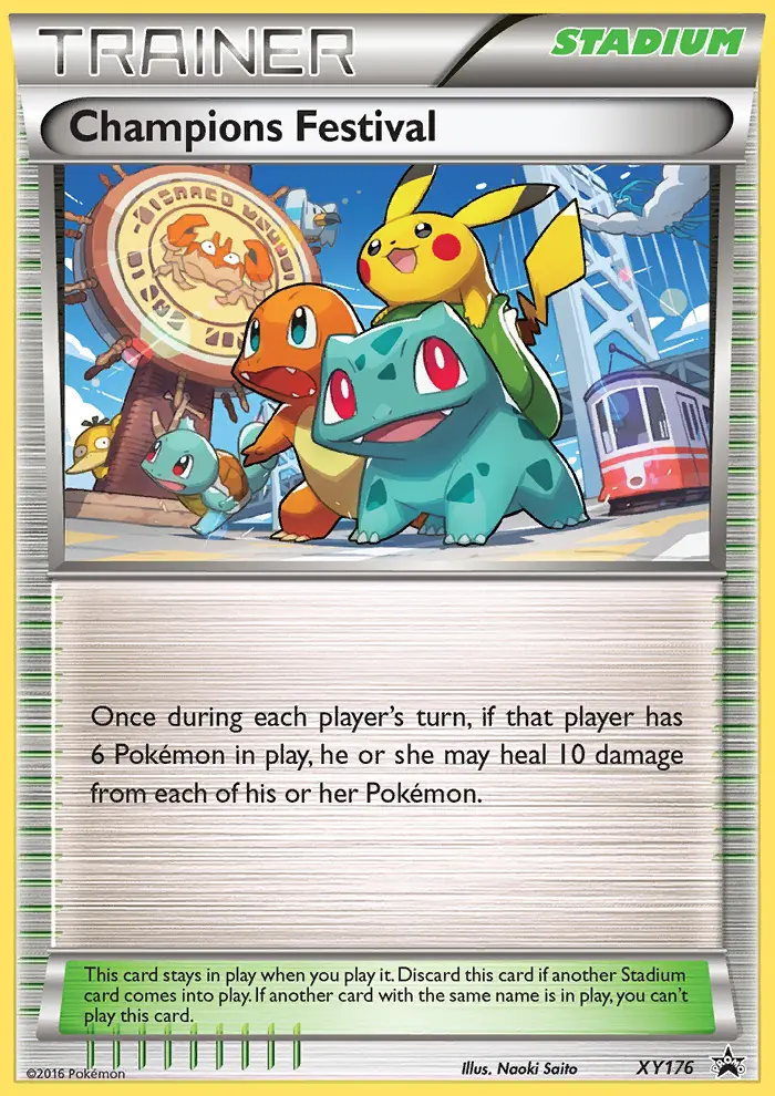 Carta Champions Festival — XY Black Star Promos XY176/211