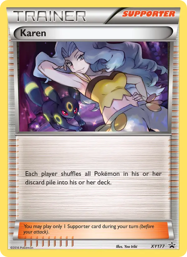 Carta Karen — XY Black Star Promos XY177/211