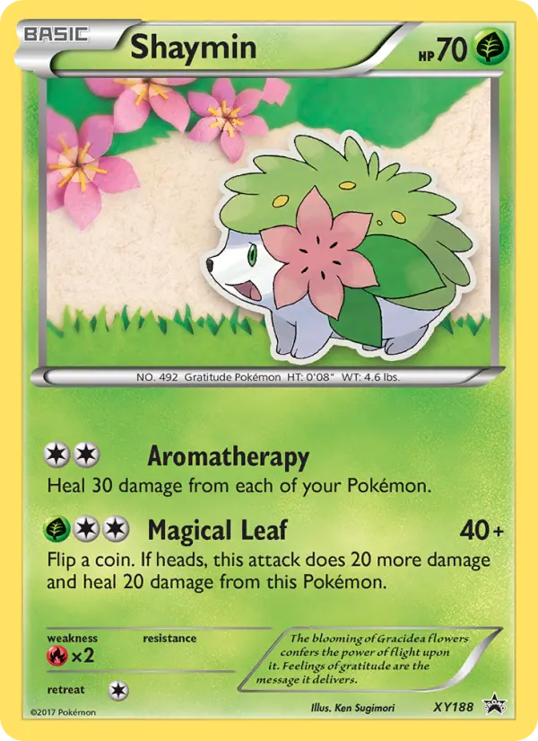 Carta Shaymin — XY Black Star Promos XY188/211
