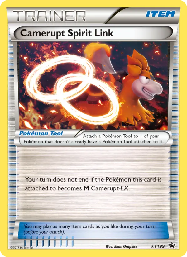 Carta Camerupt Spirit Link — XY Black Star Promos XY199/211