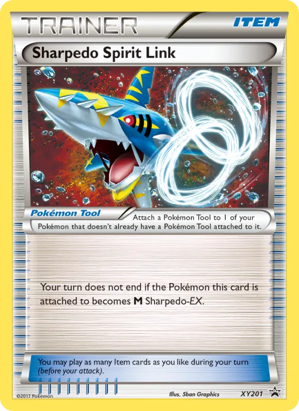 Carta Sharpedo Spirit Link — XY Black Star Promos XY201/211