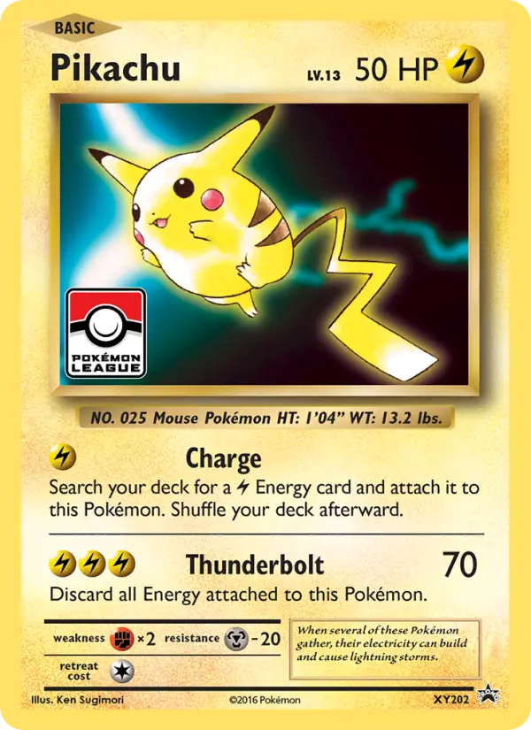 Carta Pikachu — XY Black Star Promos XY202/211