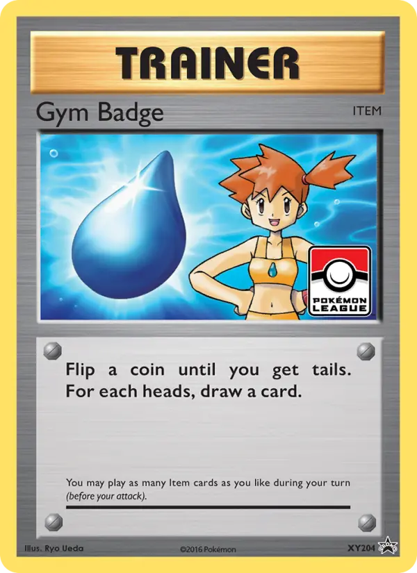 Carta Gym Badge — XY Black Star Promos XY204/211