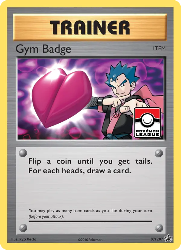 Carta Gym Badge — XY Black Star Promos XY207/211