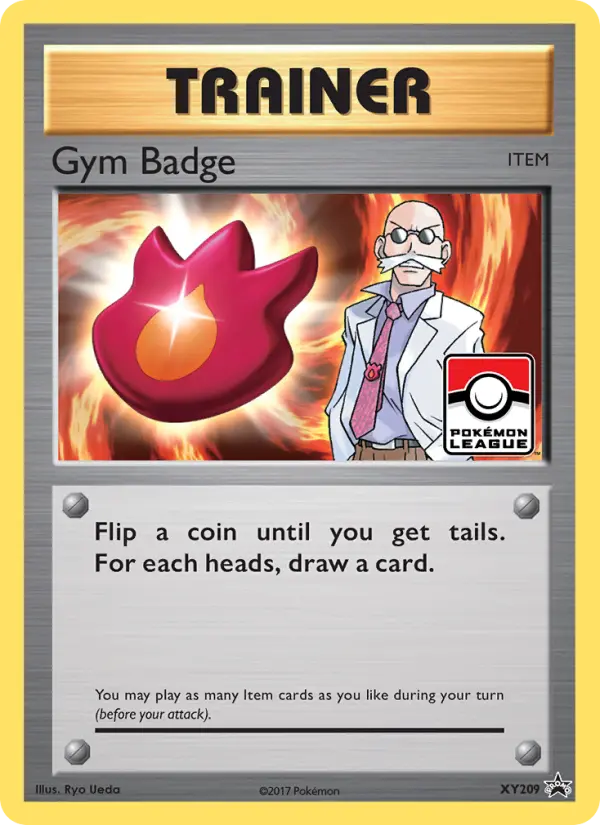 Carta Gym Badge — XY Black Star Promos XY209/211