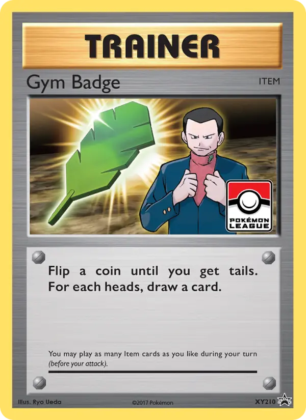 Carta Gym Badge — XY Black Star Promos XY210/211