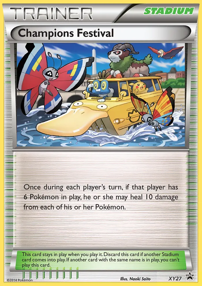Carta Champions Festival — XY Black Star Promos XY27/211