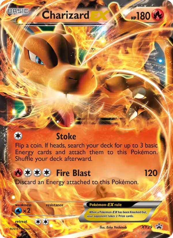 Carta Charizard EX — XY Black Star Promos XY29/211
