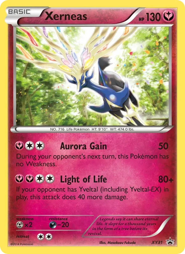 Carta Xerneas — XY Black Star Promos XY31/211