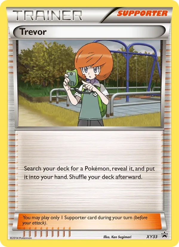 Carta Trevor — XY Black Star Promos XY33/211