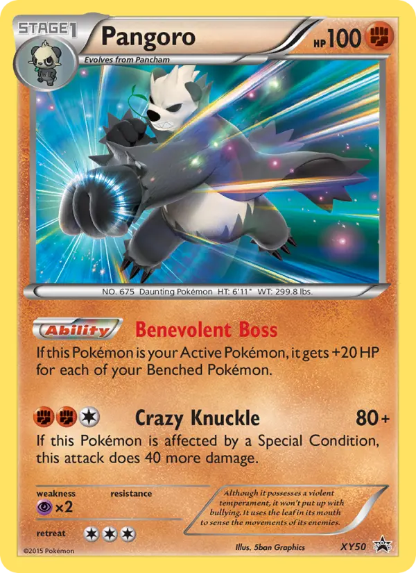 Carta Pangoro — XY Black Star Promos XY50/211