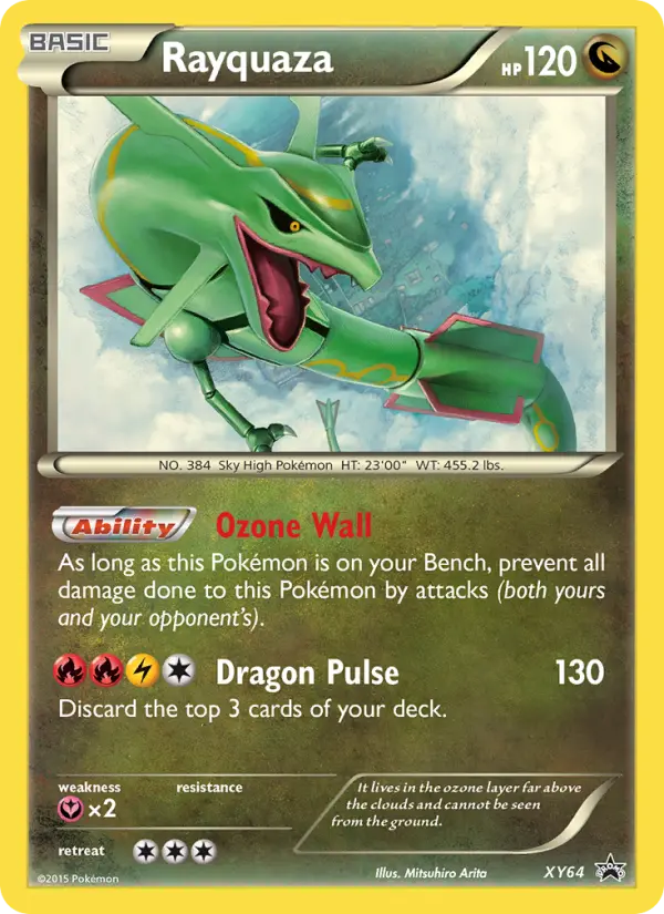 Carta Rayquaza — XY Black Star Promos XY64/211