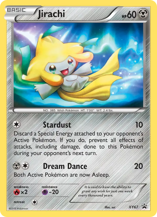 Carta Jirachi — XY Black Star Promos XY67/211