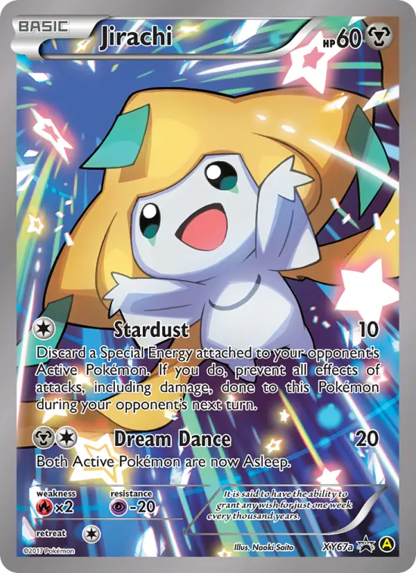 Carta Jirachi — XY Black Star Promos XY67a/211