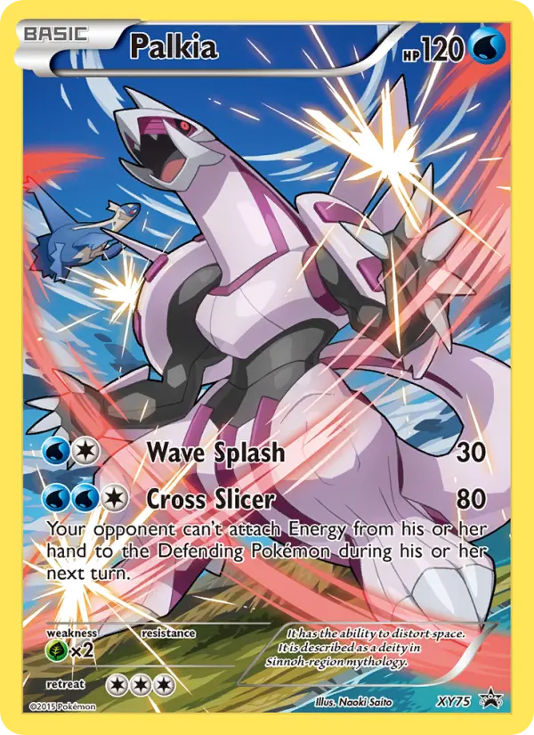 Carta Palkia — XY Black Star Promos XY75/211