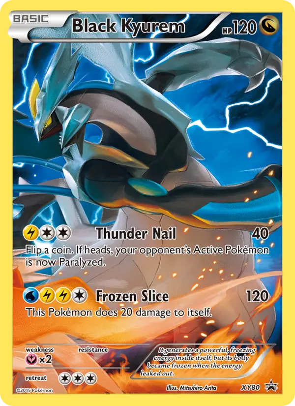 Carta Black Kyurem — XY Black Star Promos XY80/211