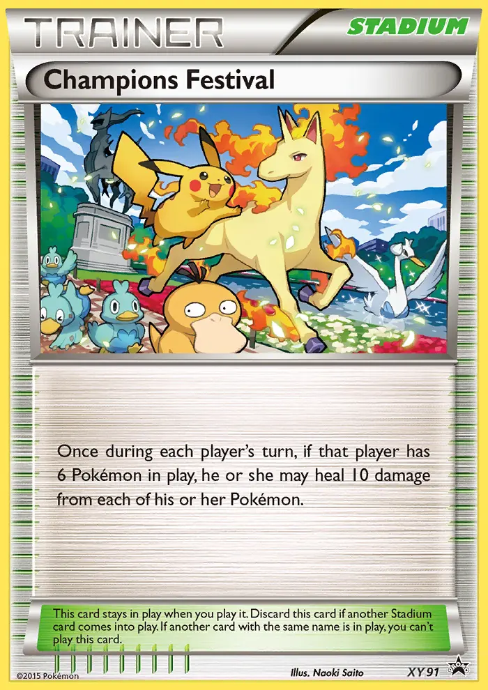 Carta Champions Festival — XY Black Star Promos XY91/211