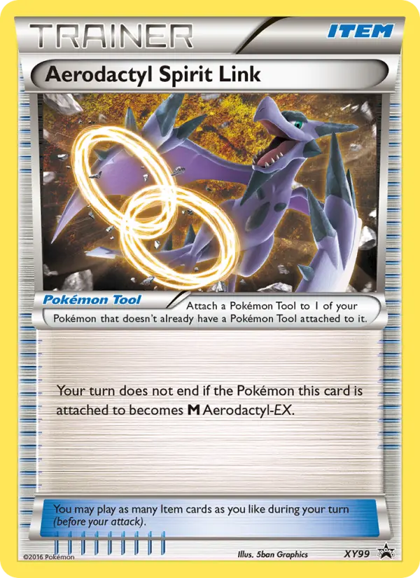 Carta Aerodactyl Spirit Link — XY Black Star Promos XY99/211