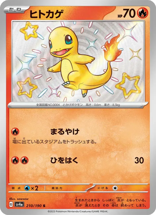 ヒトカゲ 210