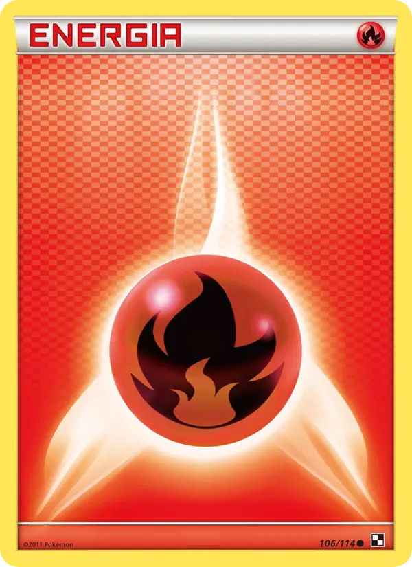 Carta Energia de Fogo — Black & White 106/114