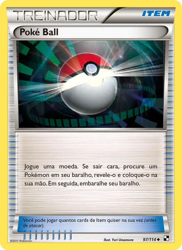 Carta Poké Ball — Black & White 97/114