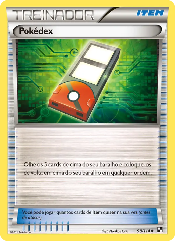 Carta Pokédex — Black & White 98/114