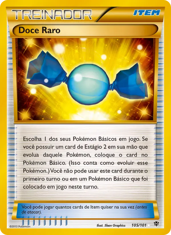 Carta Doce Raro — Plasma Blast 105/101