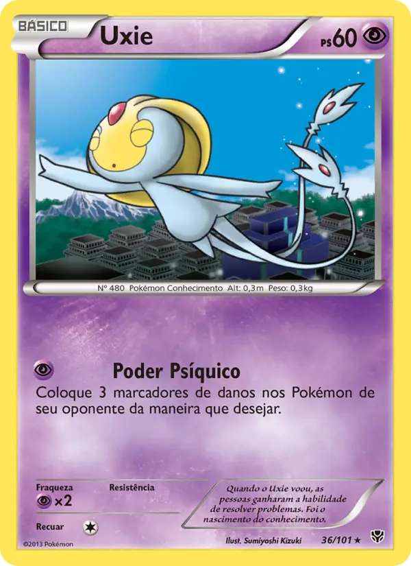 Carta Uxie — Plasma Blast 36/101