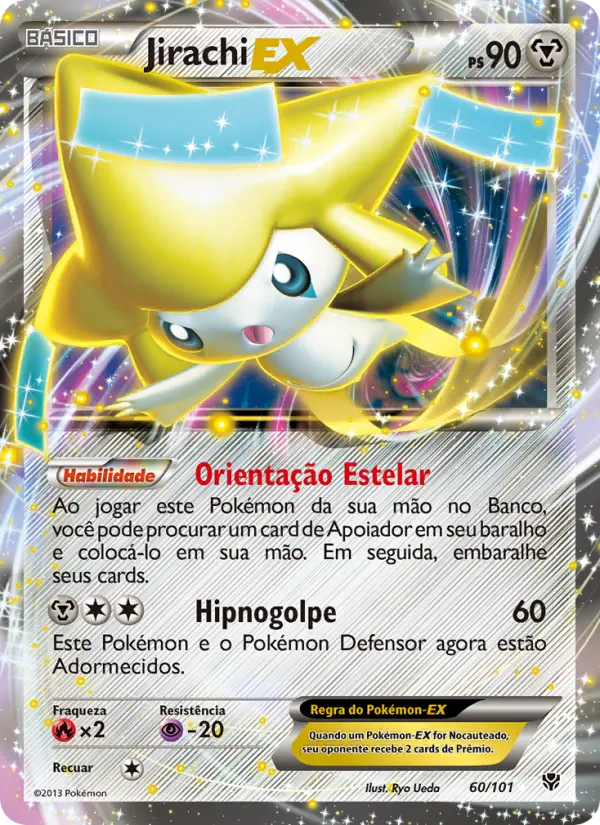 Carta Jirachi-EX — Plasma Blast 60/101