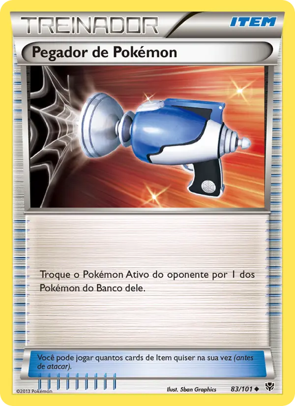 Carta Pegador de Pokémon — Plasma Blast 83/101