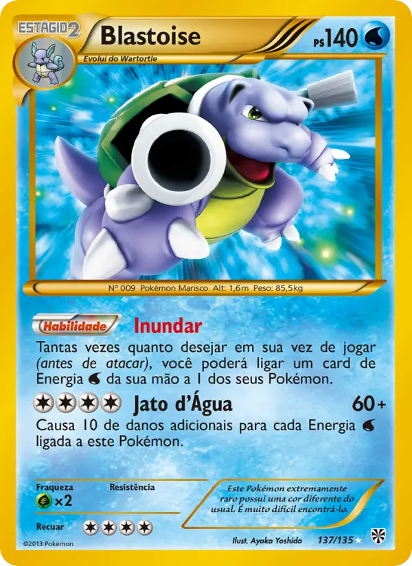 Blastoise 137/135