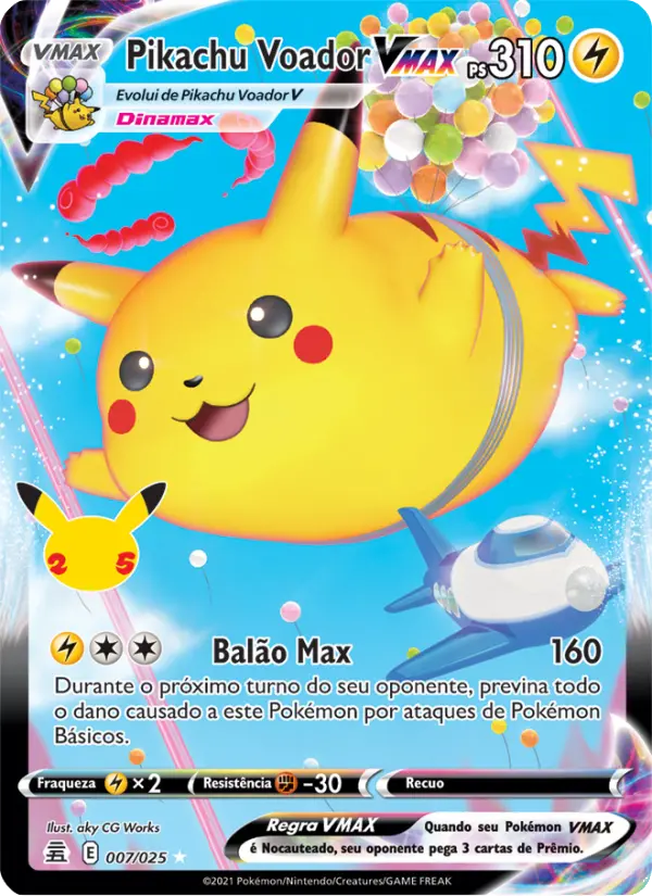 Pikachu Voador VMAX 7/25